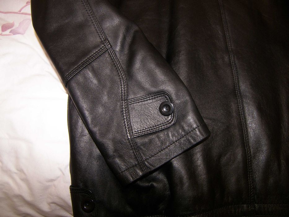 Haina barbati din piele XXL