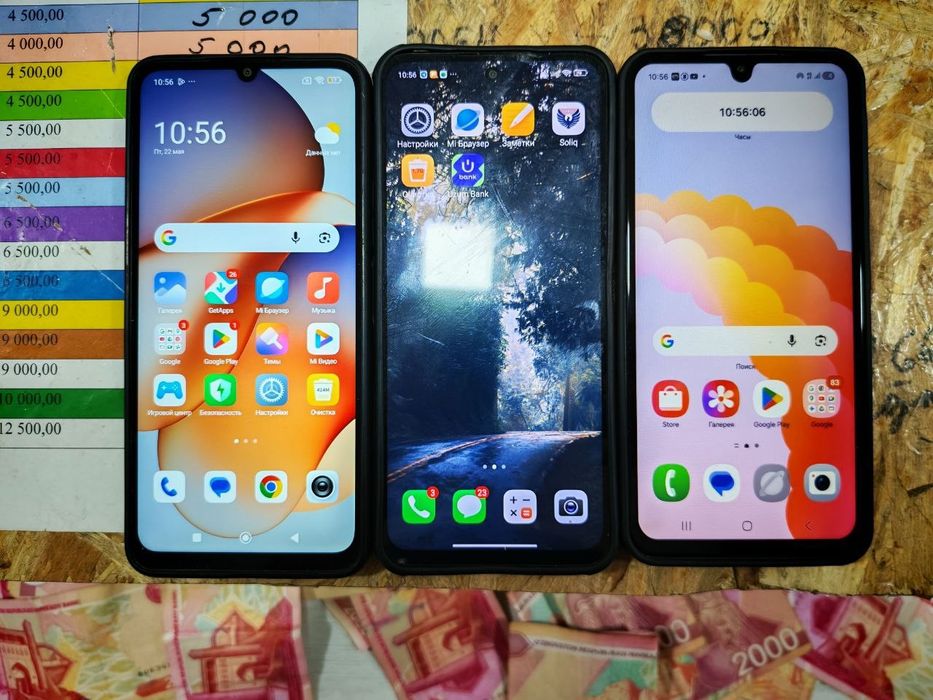 Redmi 12 ,Redmi 13c,Samsung A16