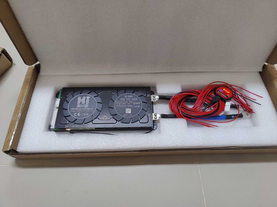 BMS smart 20S 72V 150A pentru baterii Li-ion HI
