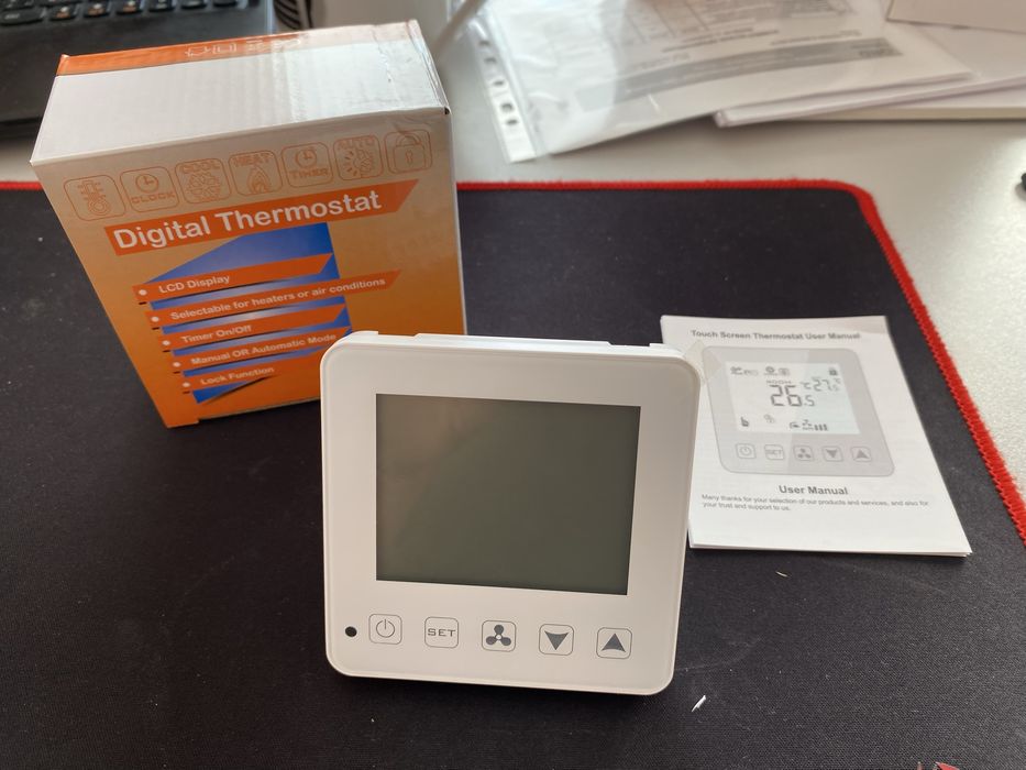 Пульт управления проводной для 2х и 4х трубных фанкойлов.