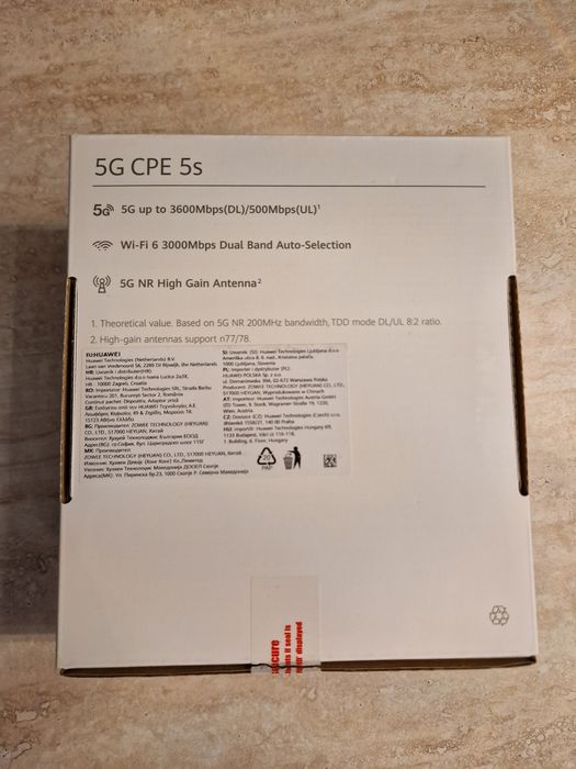 Router Wi-Fi 5G CPE 5s