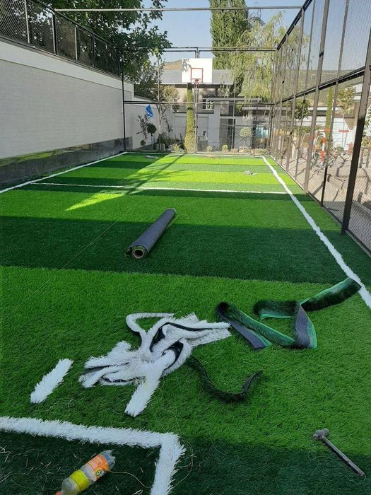 Iskusstveniy gazon landshaftniy stadion bolalar maydonlari quramiza