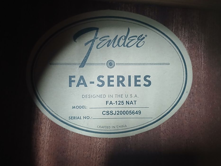 Fender FA-125 NAT