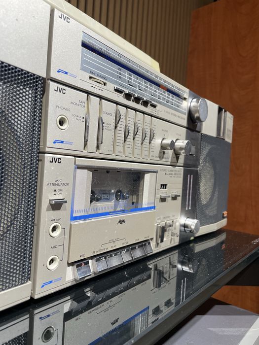 Radio casetofon boombox jvc pc r11l servisat