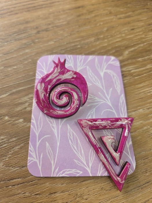 Этно брошь,ручной работы