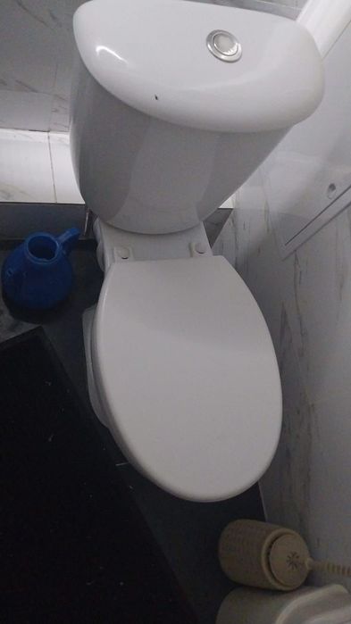 Унитаз с бачком в рабочем состоянии