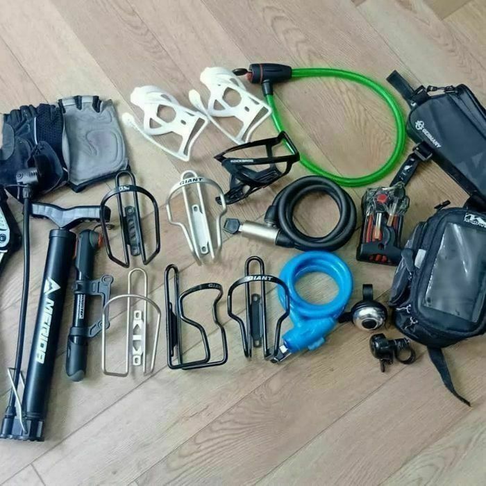звонок 1500Велоаксессуары Велосипед велошорты7000 замок 3000 насос