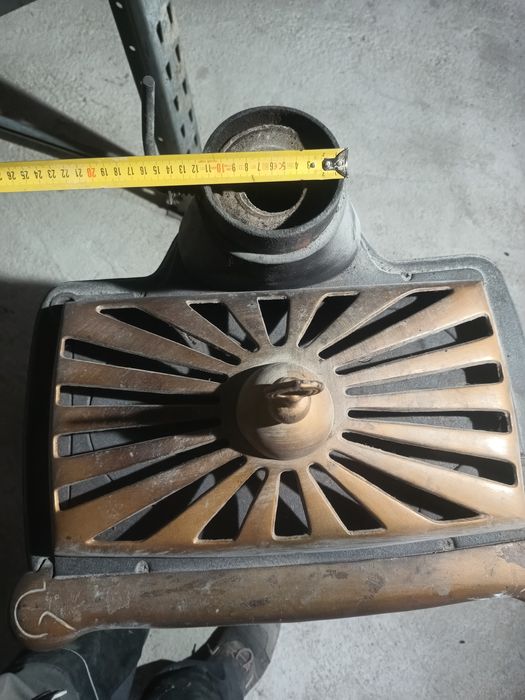 Soba din fontă vintage