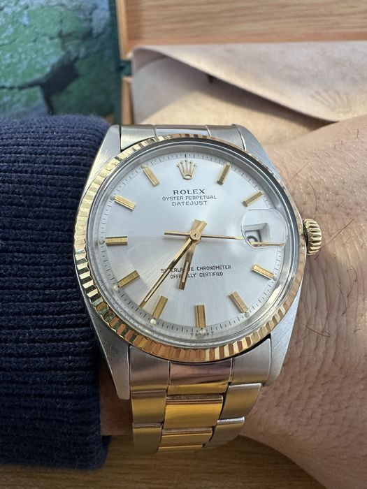 ceas Rolex DateJust 36mm aur/otel