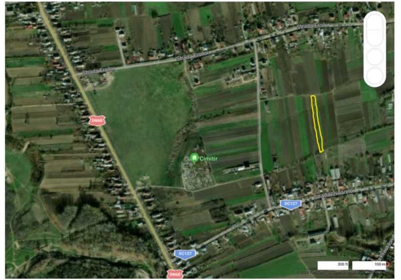 Vind teren extravilan. 1200 mp. Comuna Simnicu de Sus, Sat Izvor, Dolj