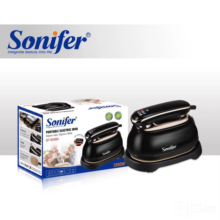 Портативный дорожный электрический паровой утюг Sonifer SF-9168