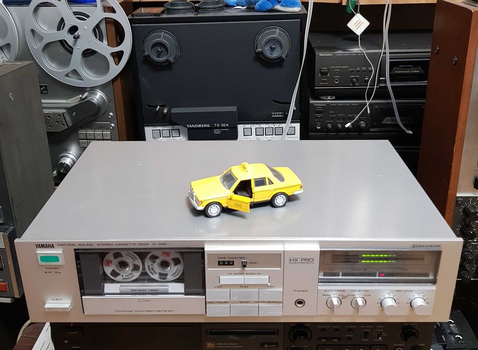 Casetofon Deck Stereo Audio Vintage YAMAHA KX 340 SILVER