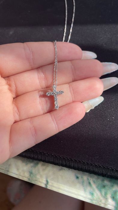 Lanț cu diamante naturale de 0,50ct