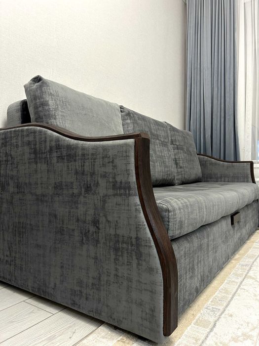 Продам Почти Новый Серый Диван