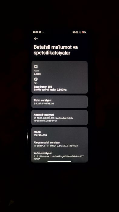 Redmi note 12 4/128