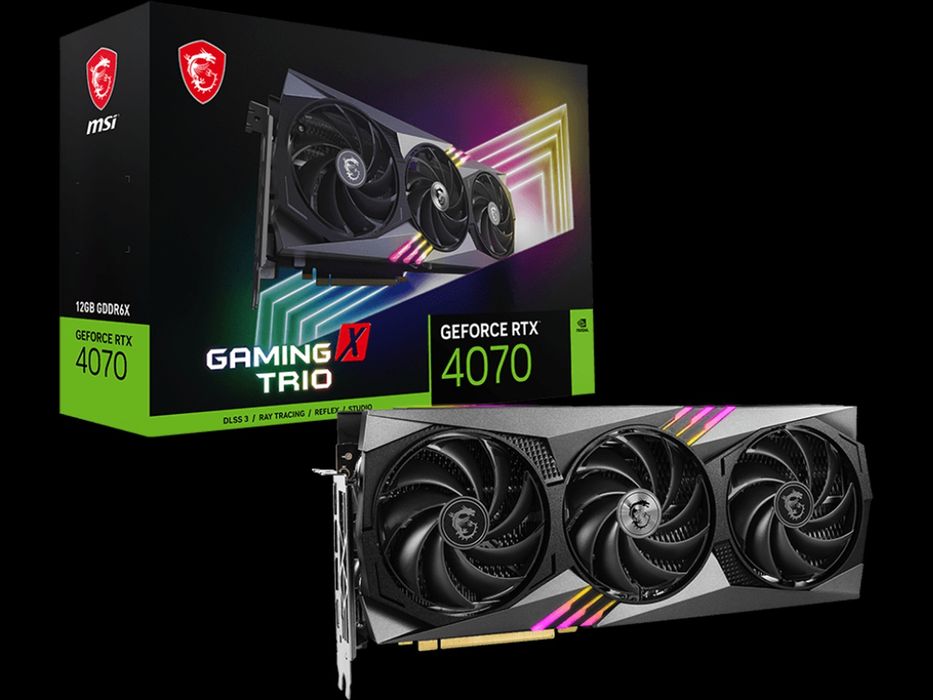 MSI RTX 4070 видео карта