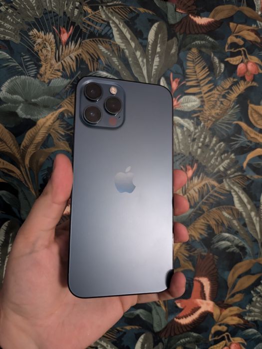 Iphone 12 Pro Max Pacific Blue 5G Impecabil 100% baterie neumblat