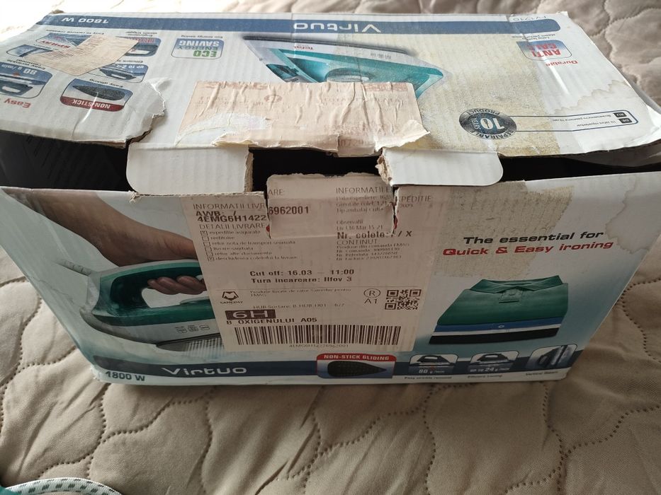 Fier de călcat Tefal Virtuo 1800W cu abur