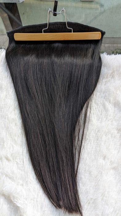 100% естествена сурова индийска коса без примеси.150 грама