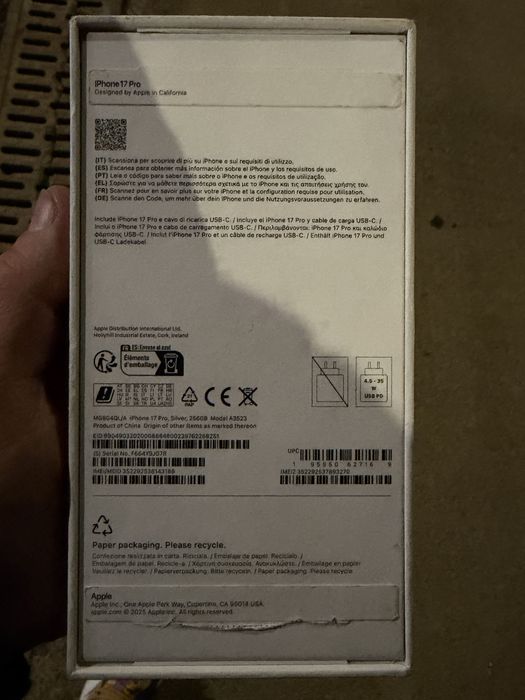 Oferta!!!Iphone 17 pro Silver!