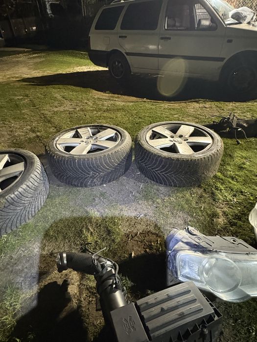 Джанти 17 цола 5 броя с гуми 5х112 57.1