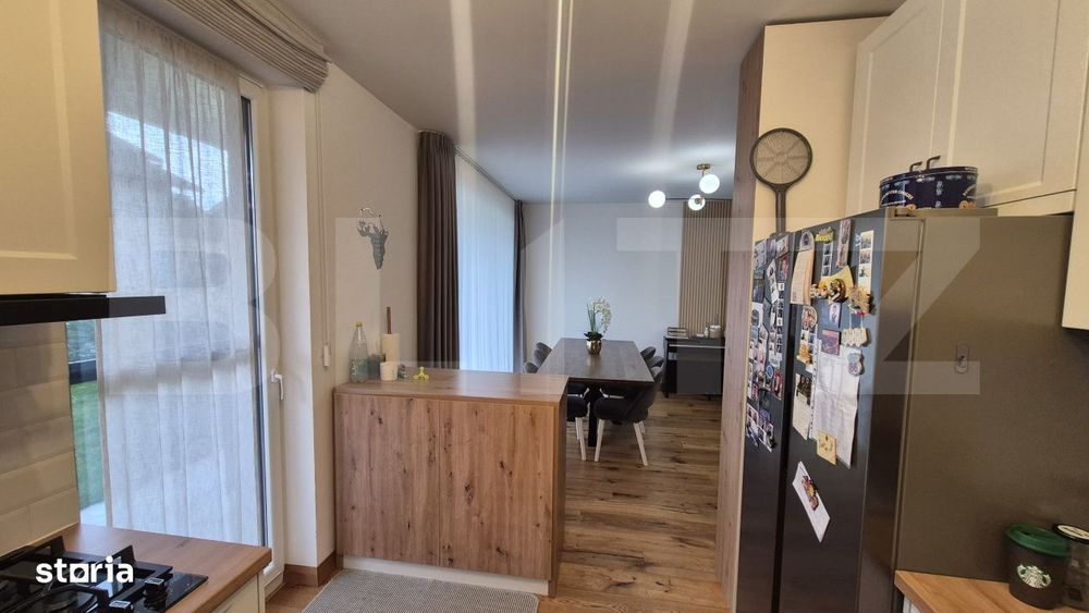 Casa cu 3 dormitoare, 100 mp, teren 202 mp, zona Baritiu