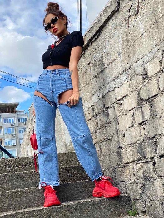 Djofra Дамско дънки Джофра Ново!  29 размер