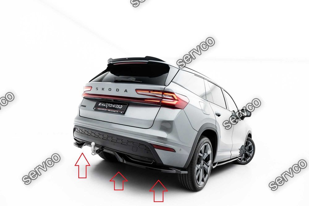 Prelungire splitter bara spate Skoda Kodiaq Sportline Mk2 2024- v2 - Maxton Design