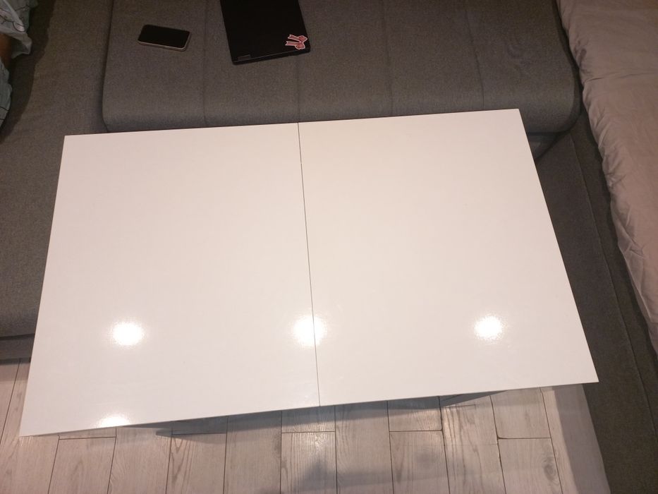 Маса Бял гланц Холна без забележки