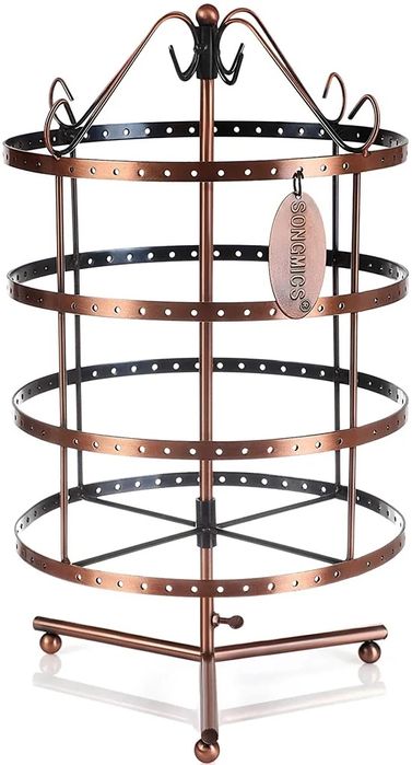 Suport/stativ rotativ, circular pentru bijuterii