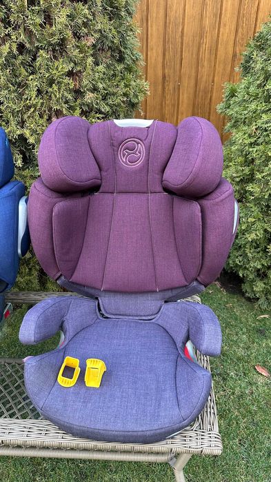 Автокресло 2-3 Cybex Solution Q-Fix Бордовое