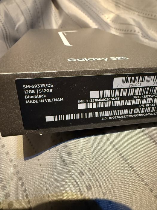 Samsung S25 512GB/256GB