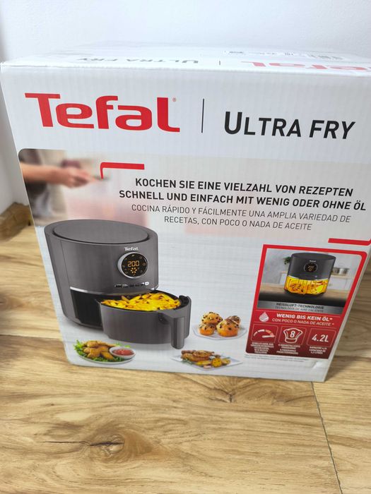 Airfryer Tefal EY111B15, 1630 W, 4.2 litri, 8 programe