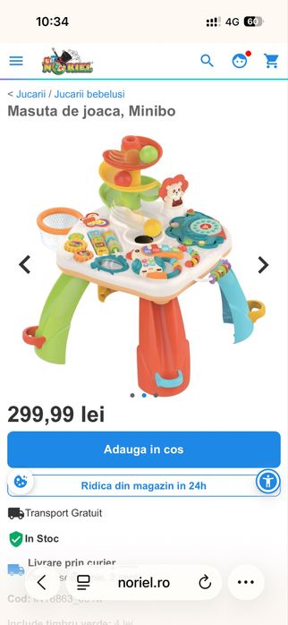 Masuta de joaca / activitati