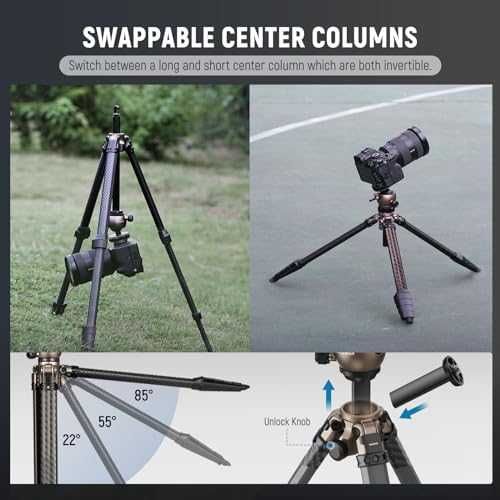 Нов Въглероден статив NEEWER LT35 - Идеален за пътуване и фотография