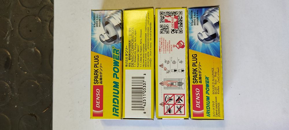 Запалителни свещи Денсо и Бош , Denso iridium power IXU27 , bosch YR6D