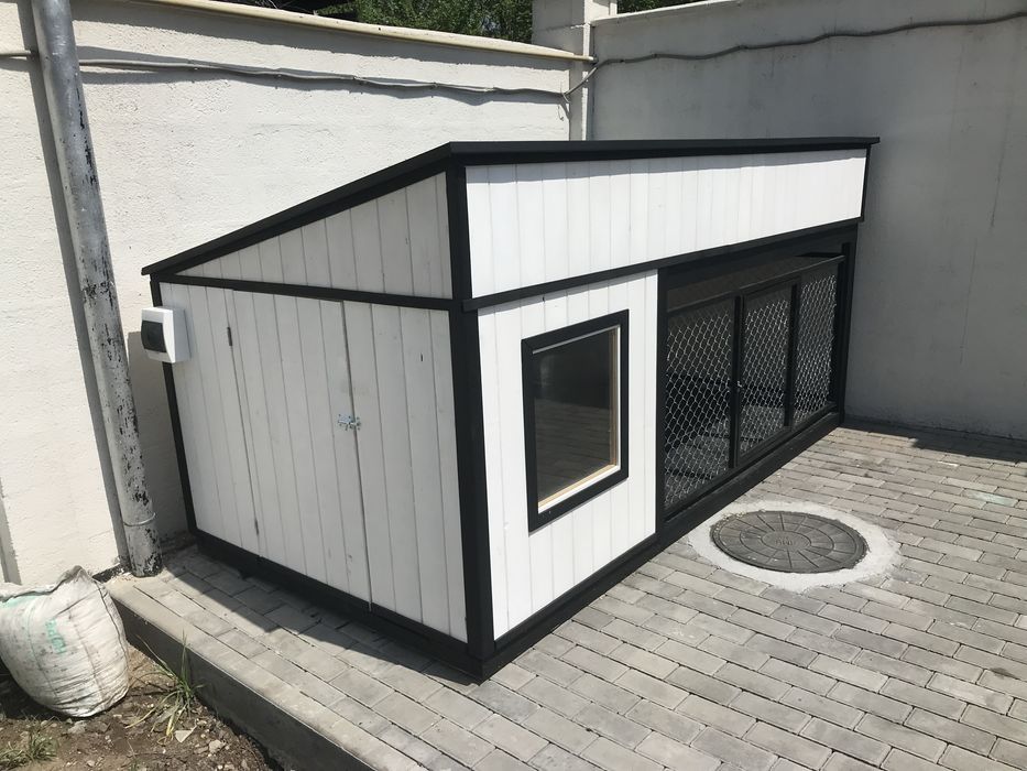 Будка-вольер для собак на заказ, Алматы