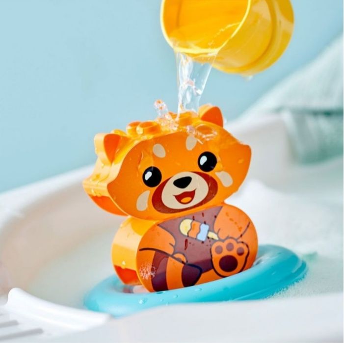 LEGO® DUPLO® My First 10964 - Забавления в банята: плаваща червена пан