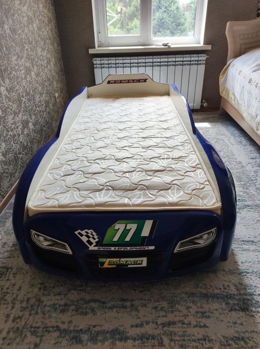 Детский машина кровать