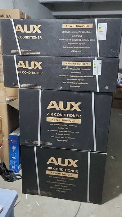 Кондиционер AUX 12JLR INVERTER с д\п электрическом теном доставка есть