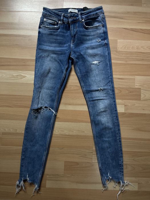 Blugi damă gri/albastri