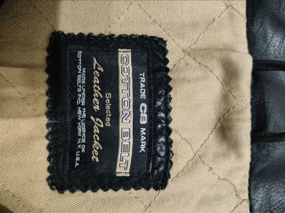 Geacă de piele naturala Cotton Belt