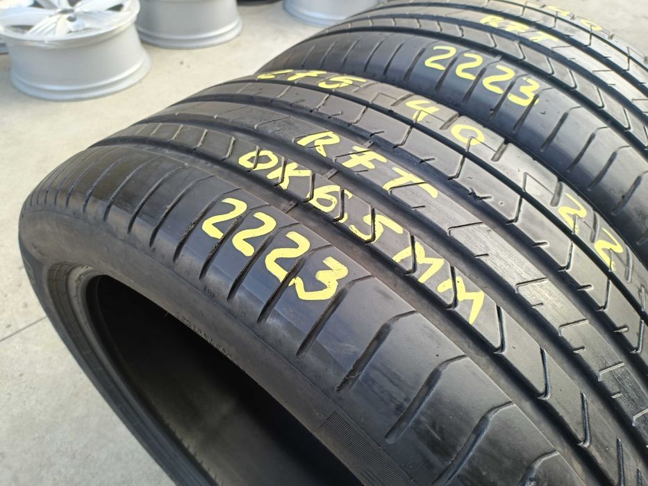 Doua anvelope de vara 275 40 22 pirelli p zero pz4 run flat dot 2223