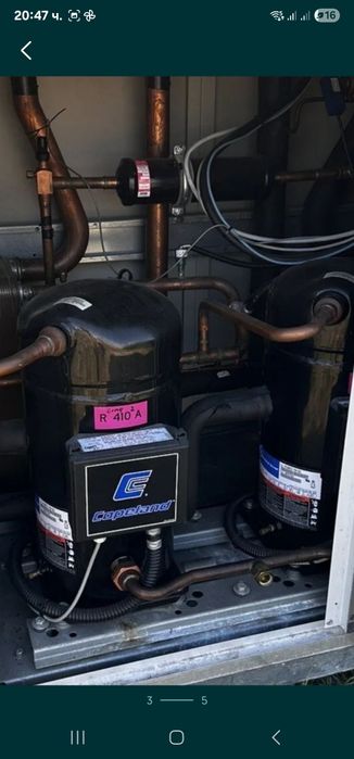 Термопомпа CIAT вода-вода 107kw на отопление, 90kw на охлаждане 
С два