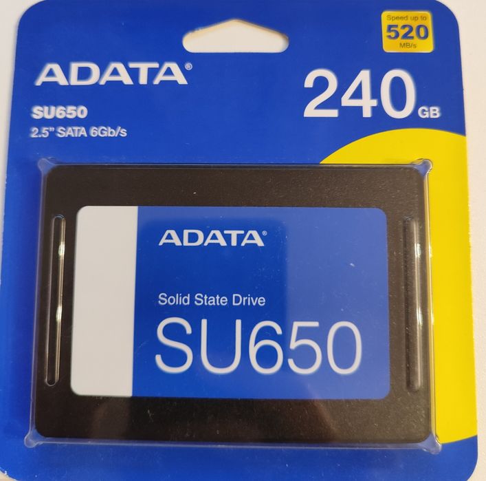 Новый ssd adata 240gb