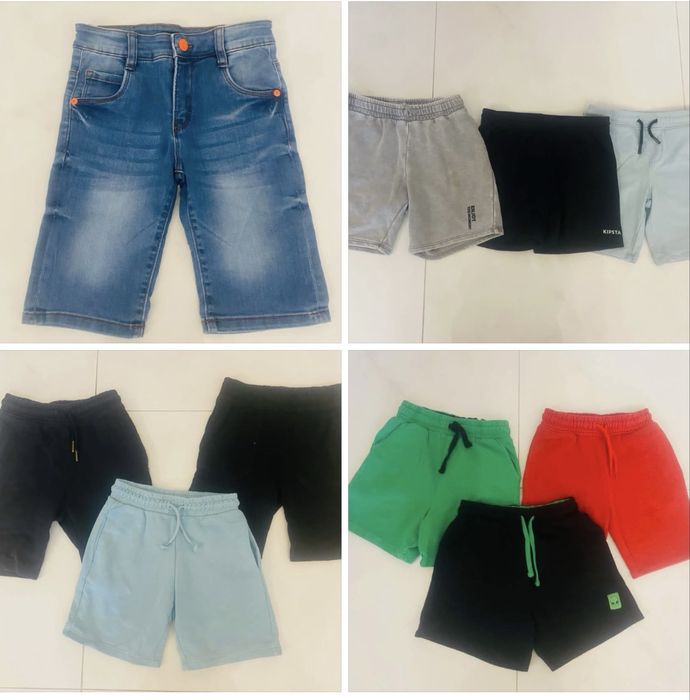 Tricouri si pantaloni scurti marimi 122-128-134 7-9 ani
