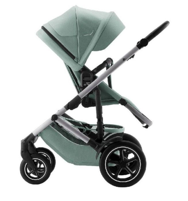 2 в 1 Кош за новородено и количка Britax Romer - Smile 5Z, Jade Green Style