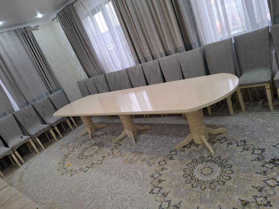 Продается диван и стол со стульями 20 штук