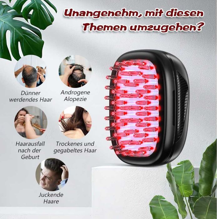 laserLocks Lasercomb-002 нов модел лазерен гребен за растеж на коса