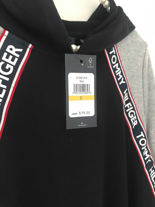 Нова оригинална рокля с дълъг ръкав и качулка Tommy Hilfiger -USA